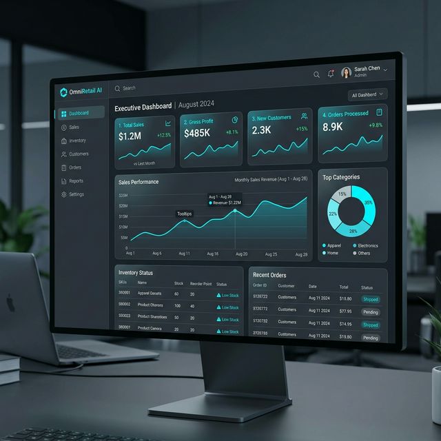 Sistema AllTech — Dashboard PDV para Lojas de Presentes